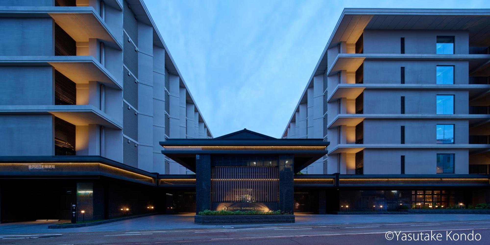 The Hotel Sanraku Kanazawa 21Th December 2022 Open Екстер'єр фото The hotel's entrance
